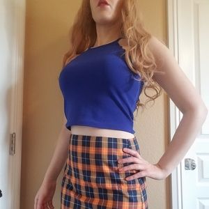 NEW! H&M Blue Crop Top
